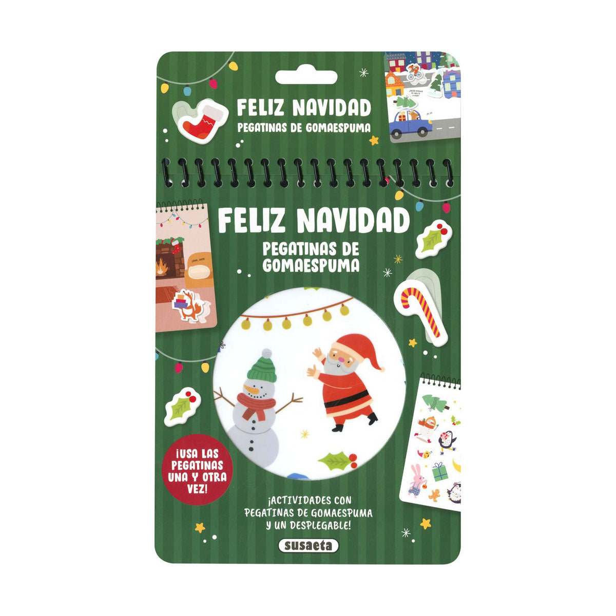 Pegatinas de gomaespuma. Feliz Navidad