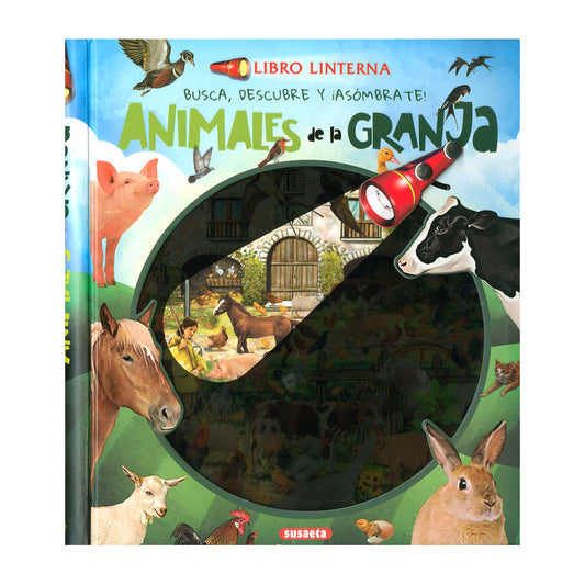 Libro linterna. Animales de la granja