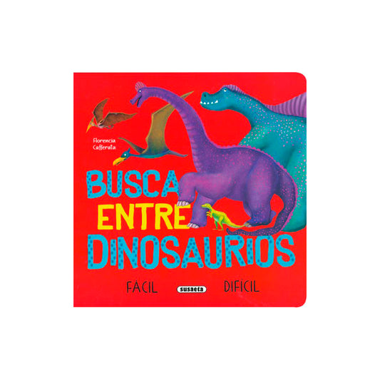 Busca Fácil y Difícil. Entre Dinosaurios
