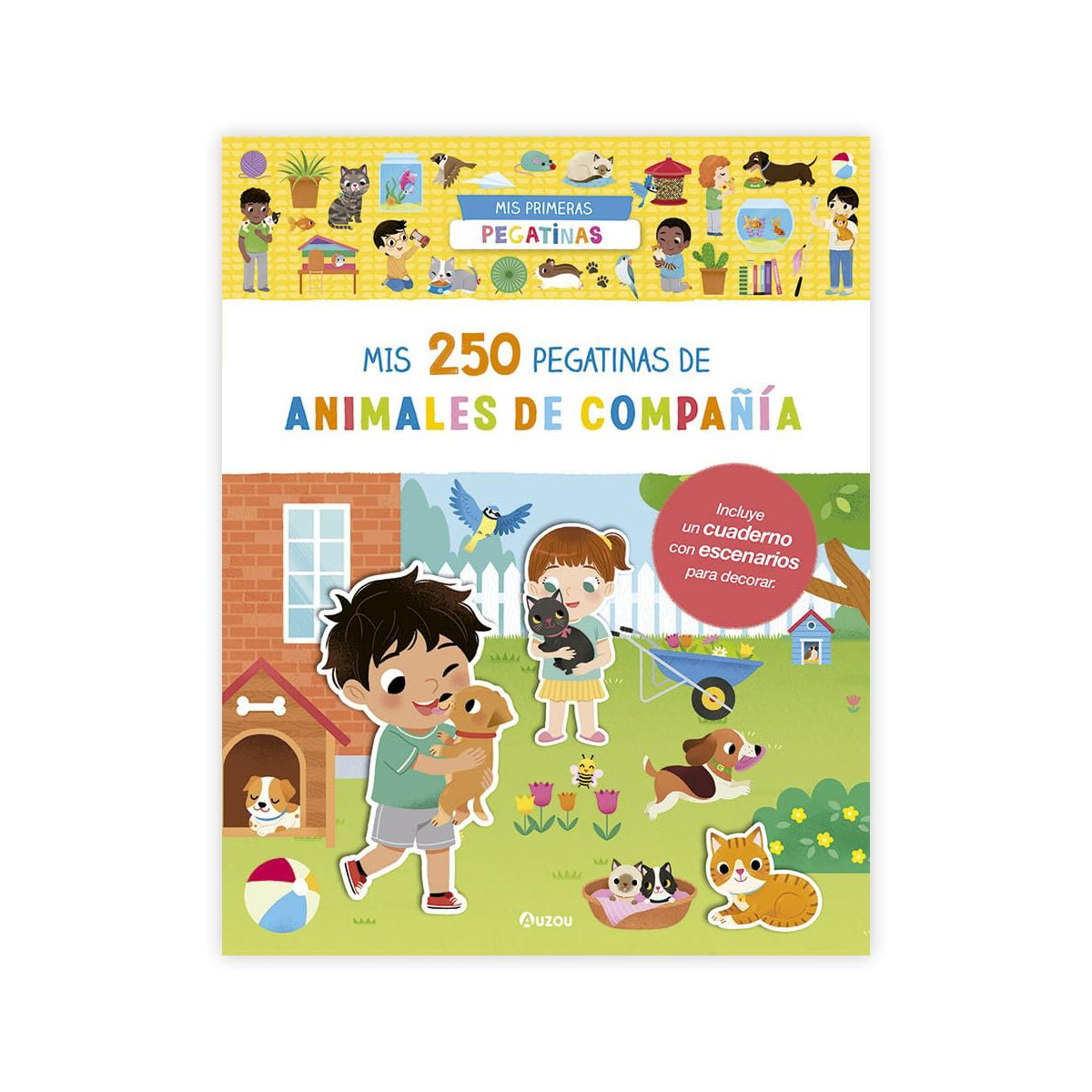 Mis 250 pegatinas de animales de compañía