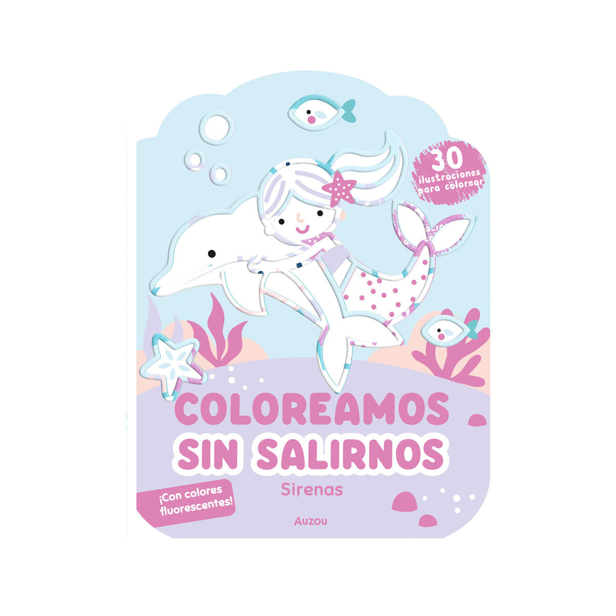 Coloreamos sin salirnos. Sirenas