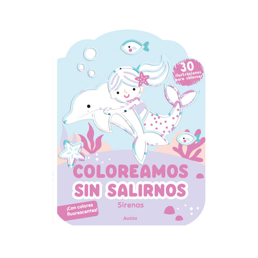 Coloreamos sin salirnos. Sirenas