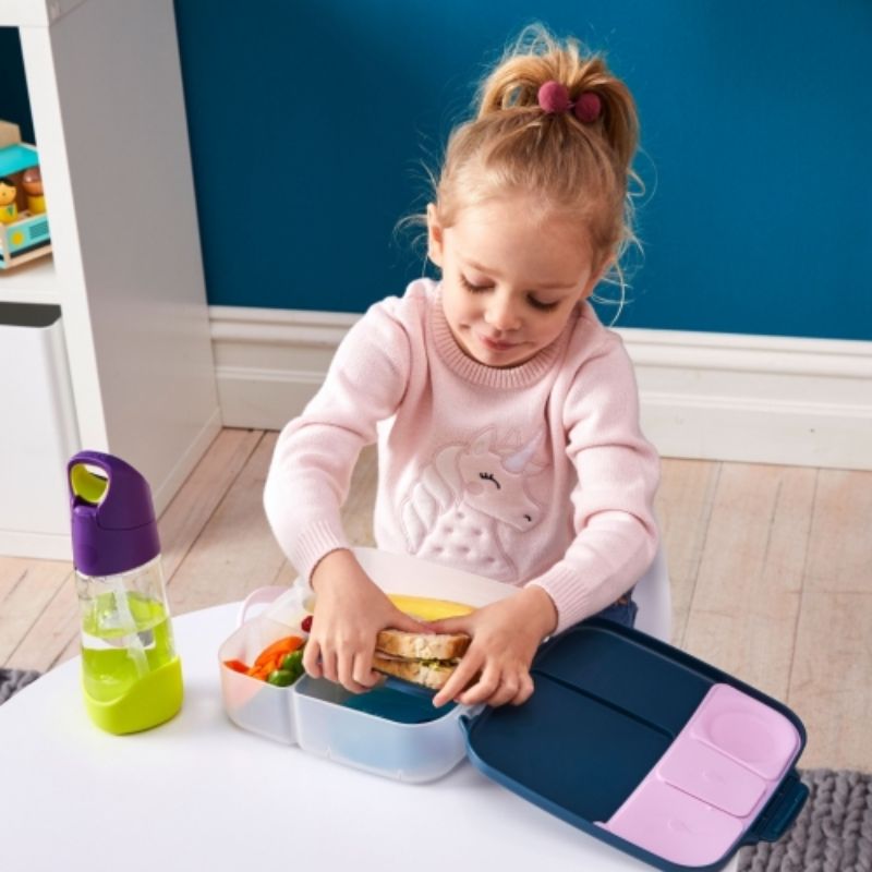 Caja Almuerzo con Gel Refrigerante Indigo Rose b.box