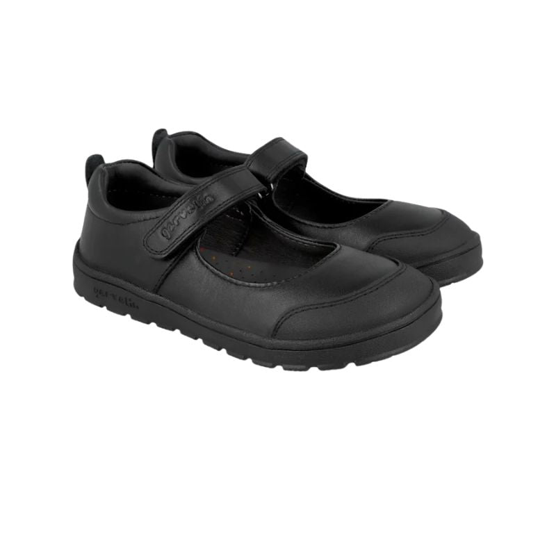 Merceditas Kids Garvalin - Colegiales Napa Negro
