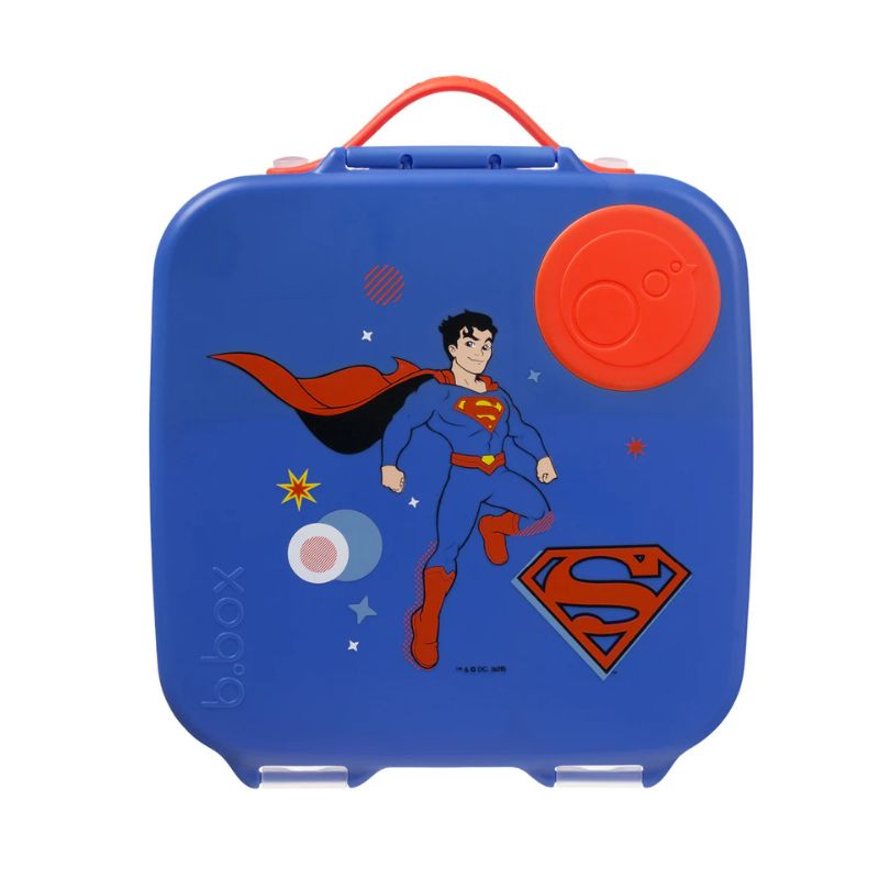 Fiambrera grande con gel refrigerante B.Box - Superman