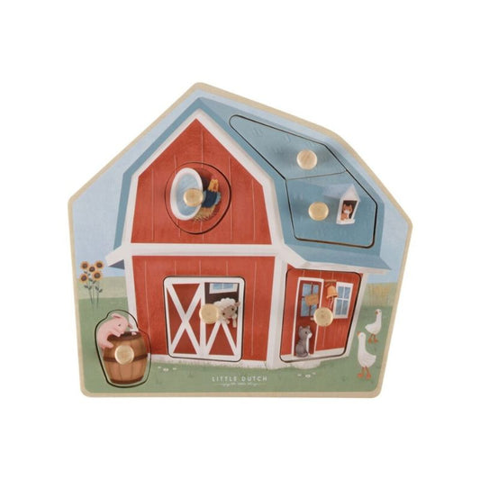 Puzzle Madera Pequeña Granja Little Dutch