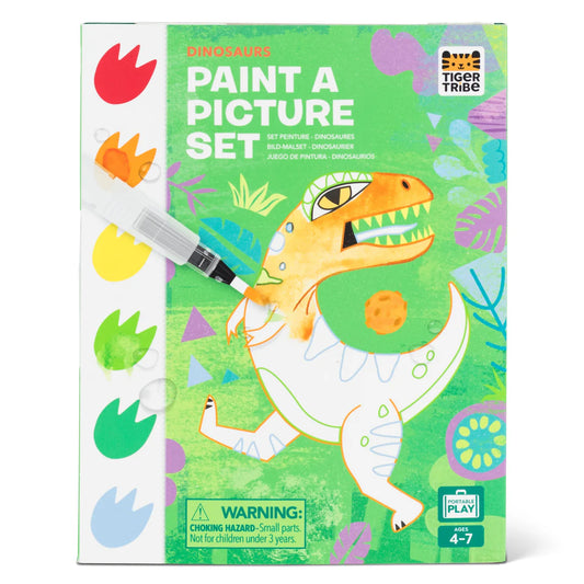 Set de colorear Tiger Tribe - Dinosaurs