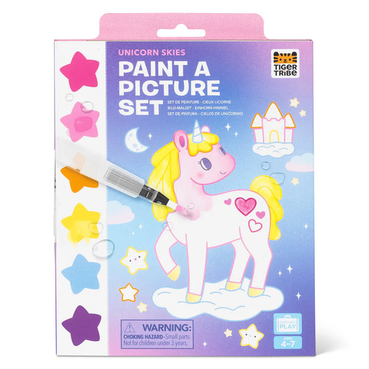 Set de colorear Tiger Tribe - Unicorns Skies