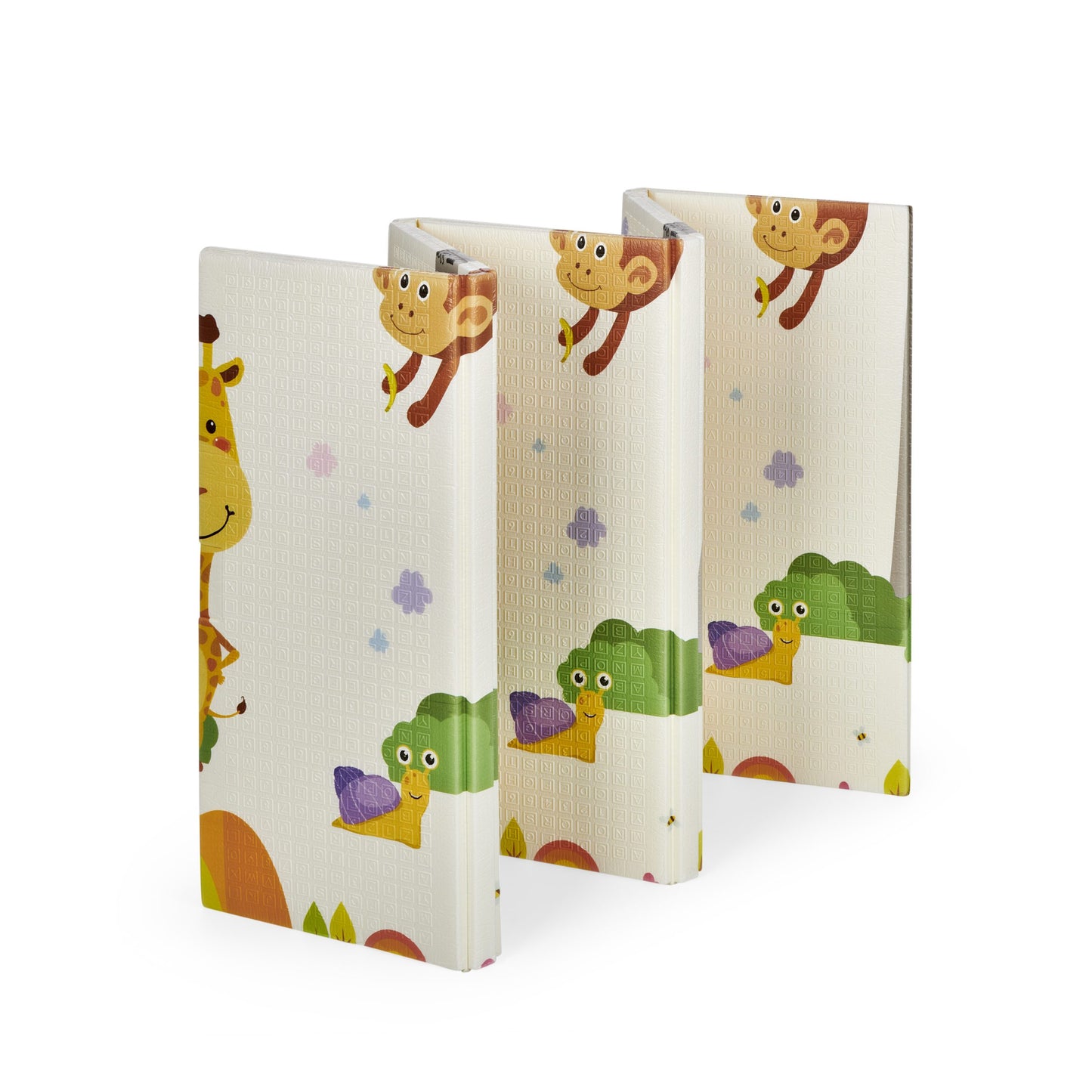 Alfombra de juegos bebé reversible 180x200x1,5cm MS - Fancy  Jirafa