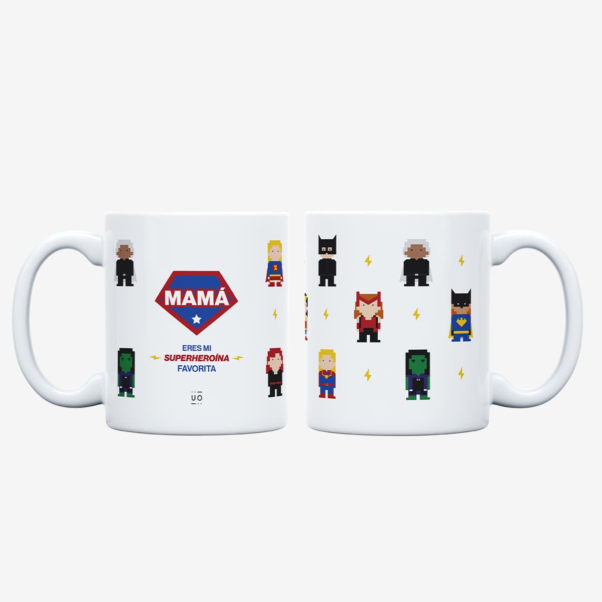 Taza “Mamá, eres mi súper heroína favorita”