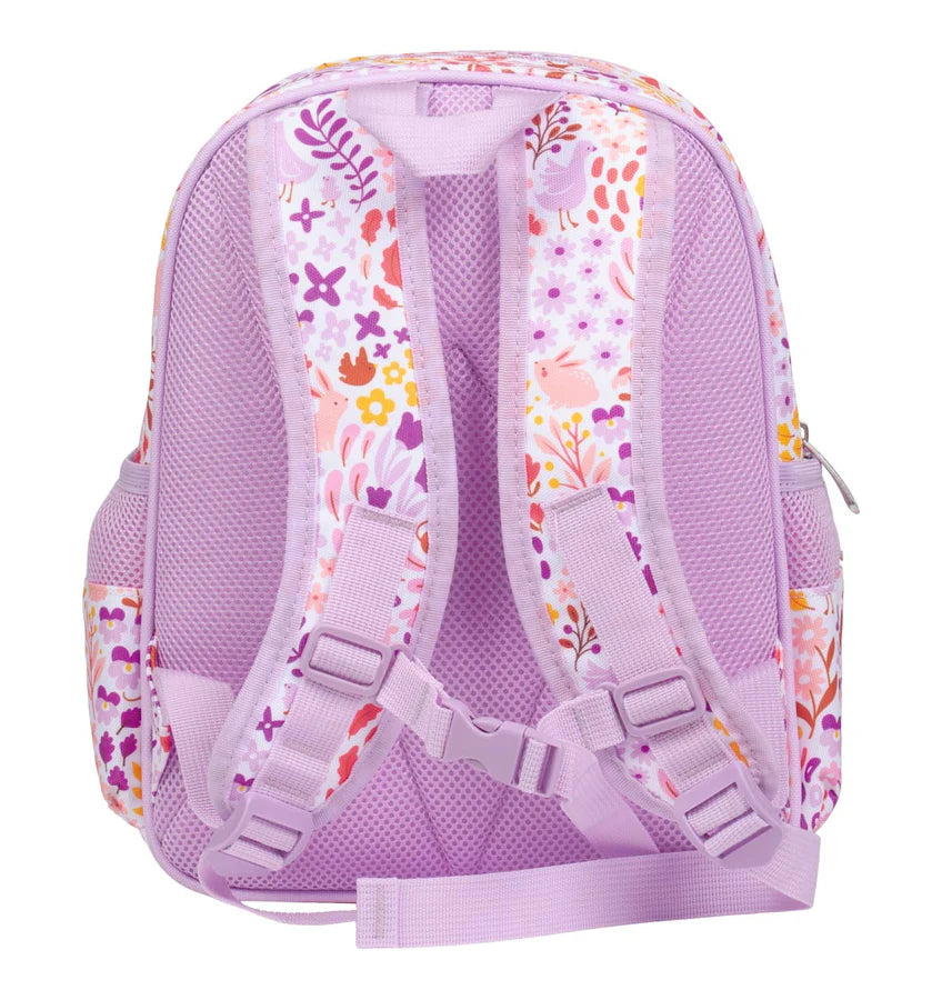 Mochila con bolsillo térmico - A Little Lovely Company Flores