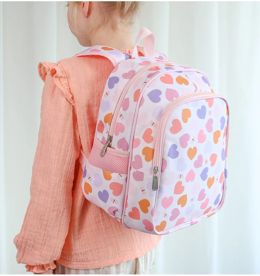 Mochila con bolsillo térmico - A Little Lovely Company Corazón