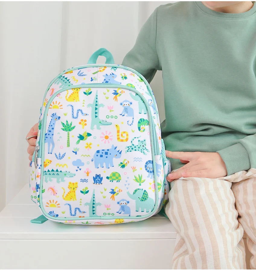 Mochila con bolsillo térmico - A Little Lovely Company Jungla