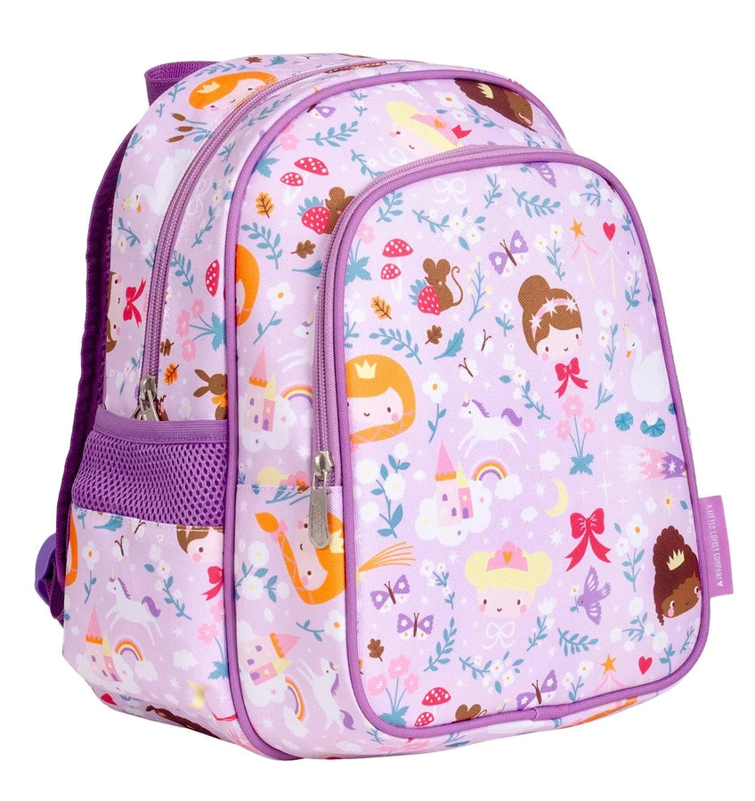 Mochila con bolsillo térmico - A Little Lovely Company Princesas