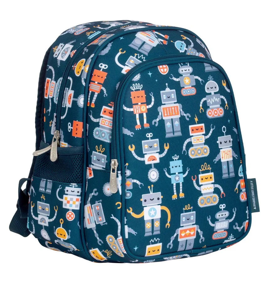 Mochila con bolsillo térmico - A Little Lovely Company Robots