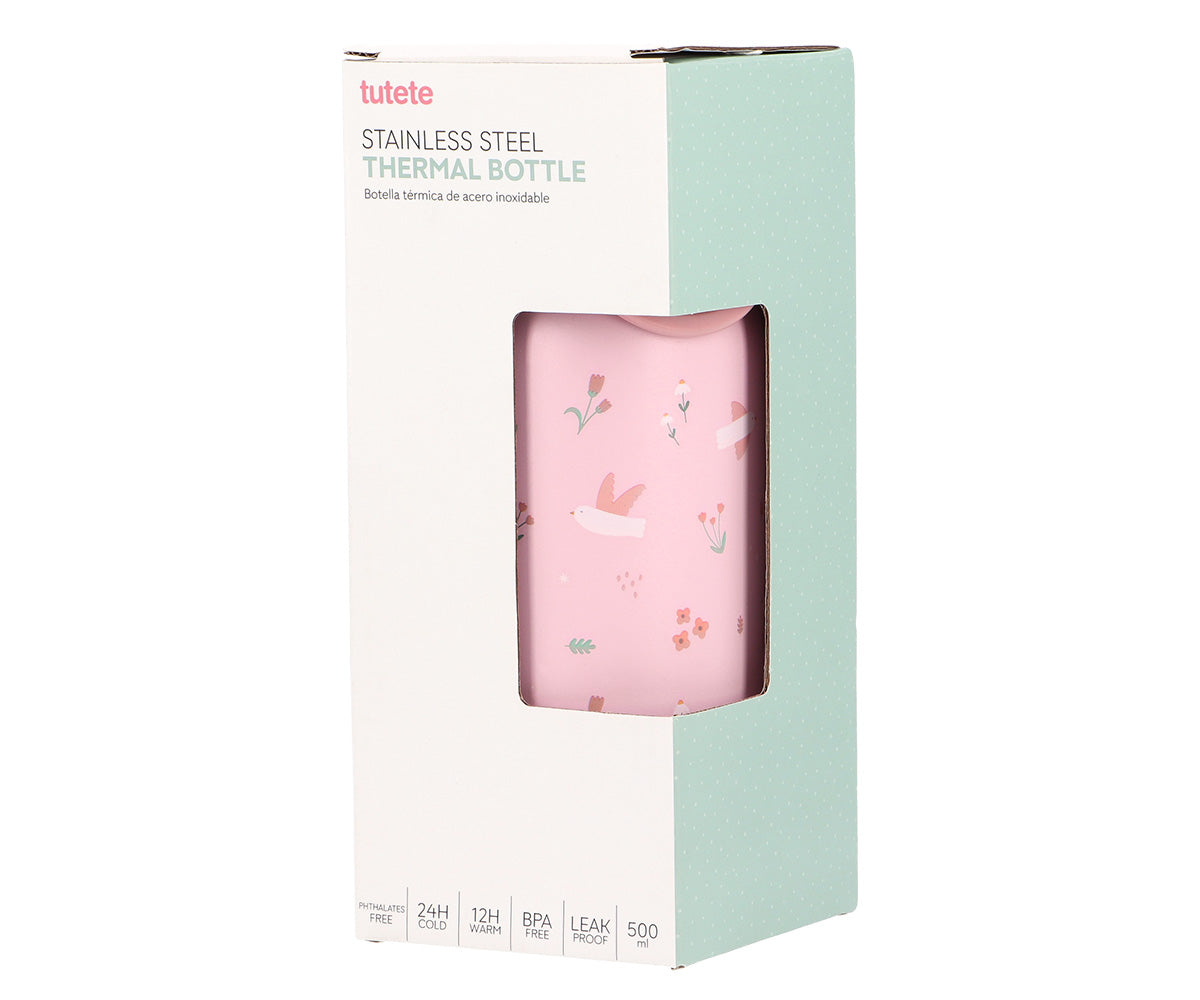 Botella térmica acero inoxidable 500ml Tutete Blossom Birds