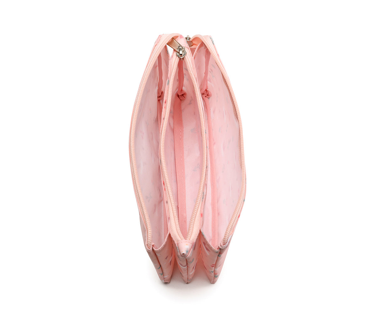 Estuche con 3 compartimentos Tutete Blossom Birds