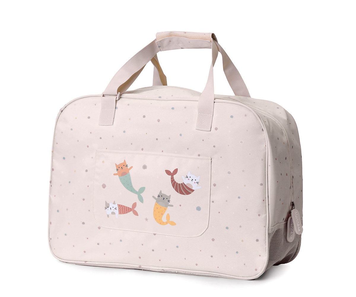 Bolso de Playa con Rejilla Monnëka Tutete - Mermaid Cats