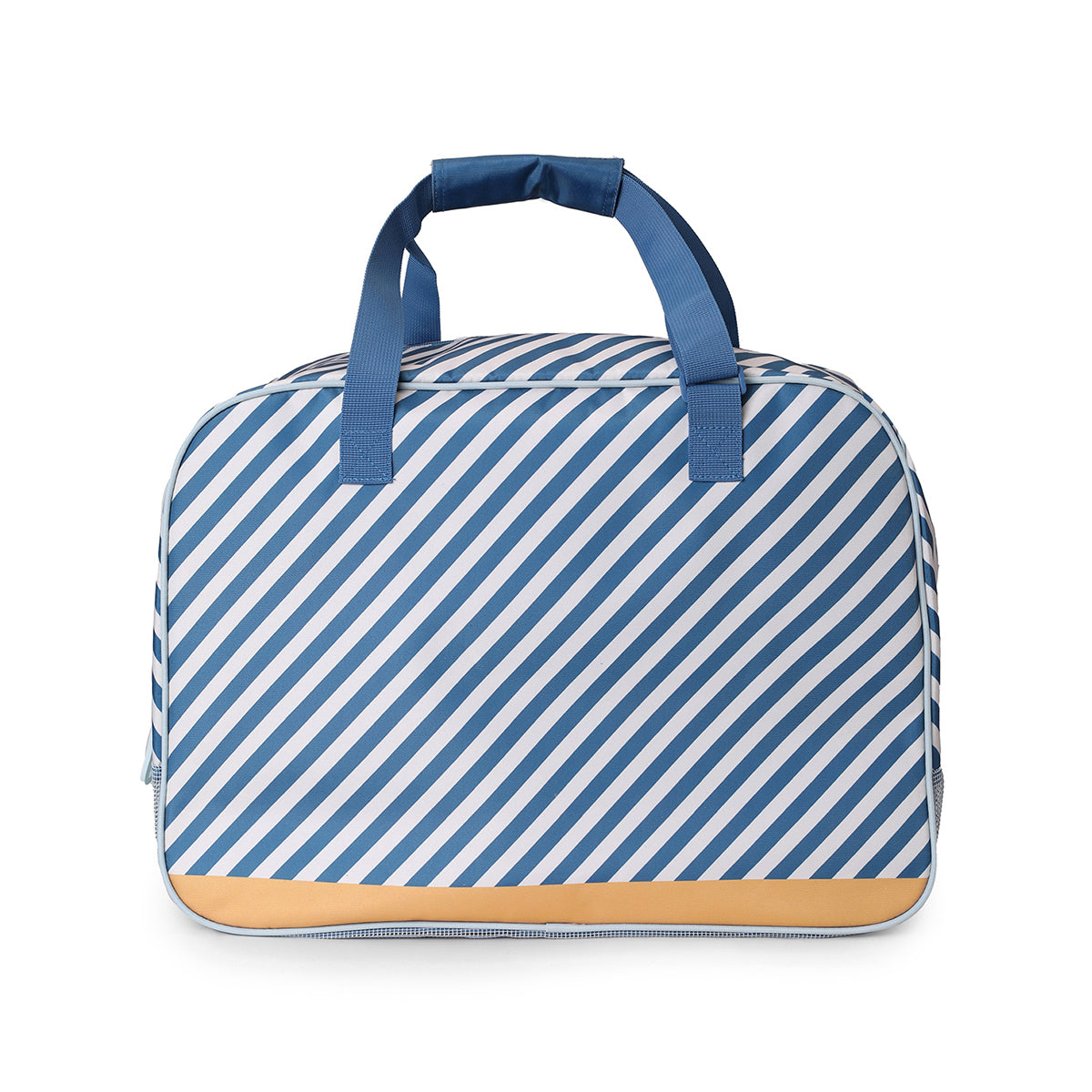 Bolso de Playa con Rejilla Monnëka Tutete - Stripes Blues & Beyond