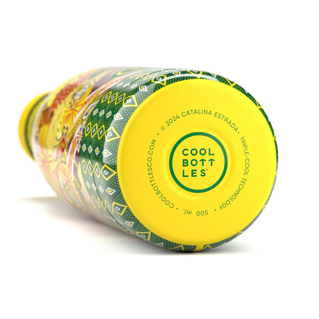 Botella acero inoxidable térmica 500ml Cool Bottles XCLUSIVE - Catalina Estrada - Mystical Lions