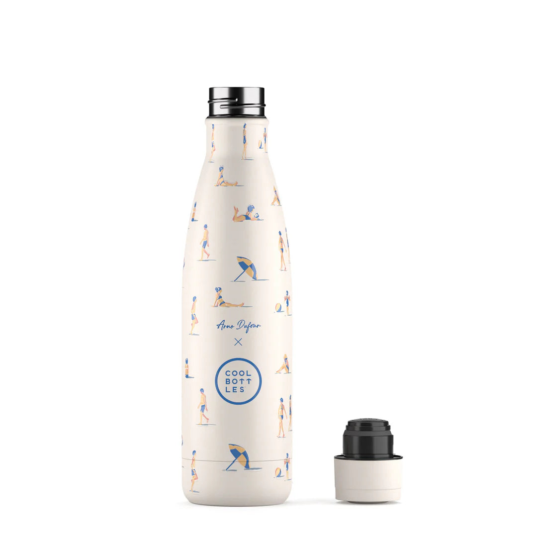 Botella acero inoxidable térmica 500ml Cool Bottles Xclusive - Arno Dufour - Ocean Breeze