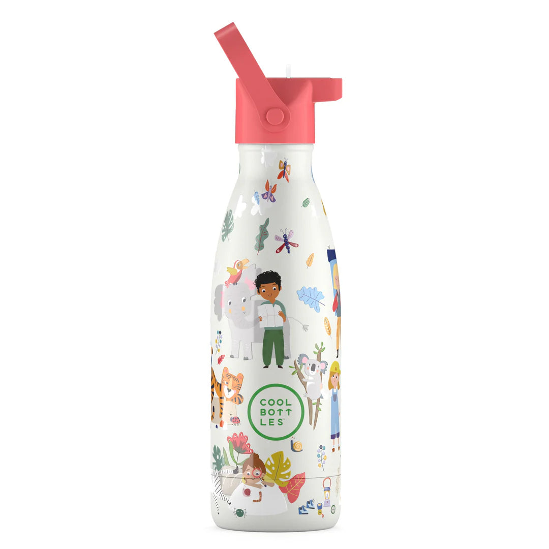 Botella acero inoxidable térmica 350ml Cool Bottles Curious Explorers
