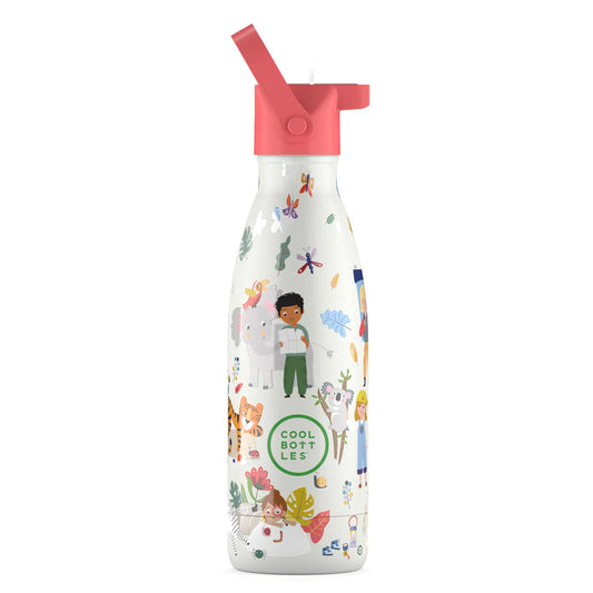 Botella acero inoxidable térmica 350ml Cool Bottles Curious Explorers