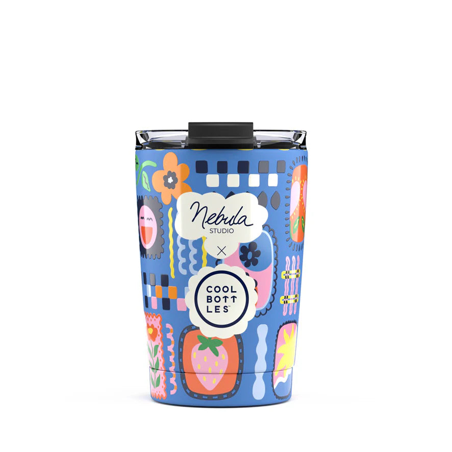 Vaso de Acero Inoxidable 330ml Cool Bottles Xclusive Nebula - Patch Zone