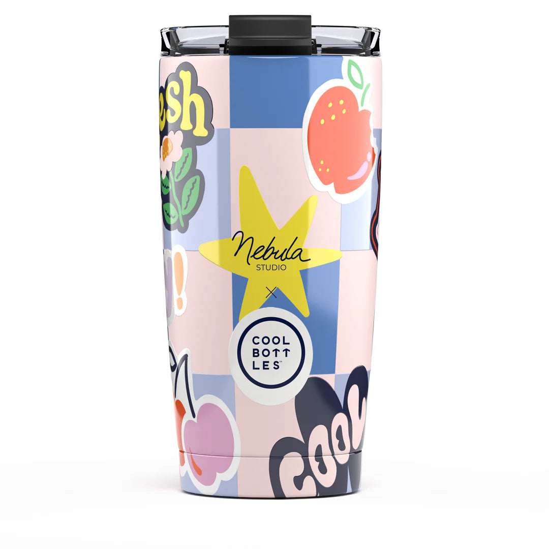 Vaso de Acero Inoxidable 550ml Cool Bottles XCLUSIVE - Nebula - Sticker Fever