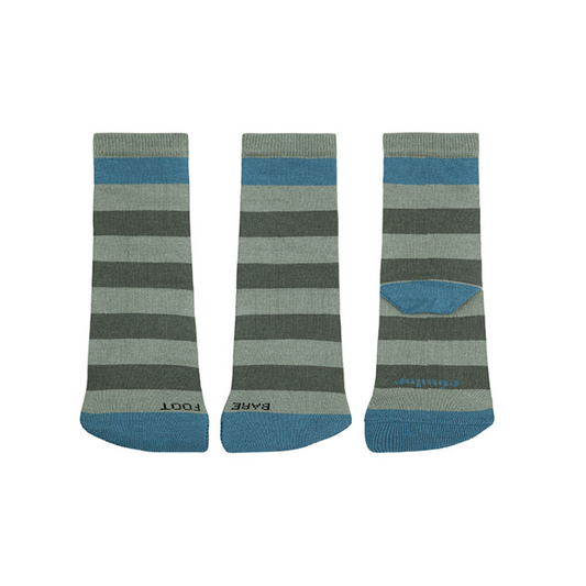 Calcetines Barefoot Cóndor Listado Verde Liquen
