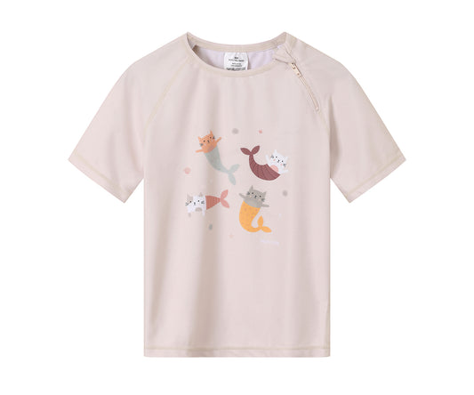 Camiseta Protección Solar Monnëka Tutete - Mermaid Cats