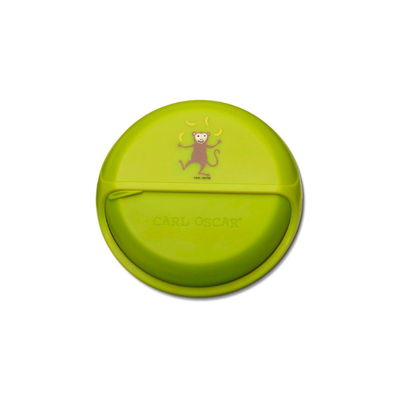 Caja de Almuerzo SnackDisc Mono Lime Carl Oscar