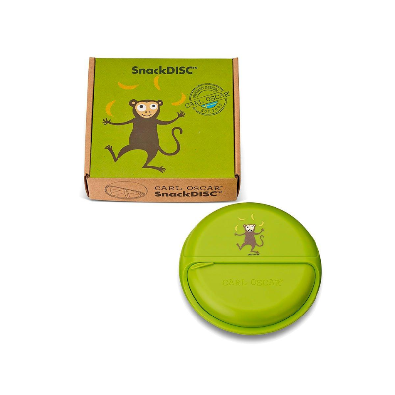 Caja de Almuerzo SnackDisc Mono Lime Carl Oscar