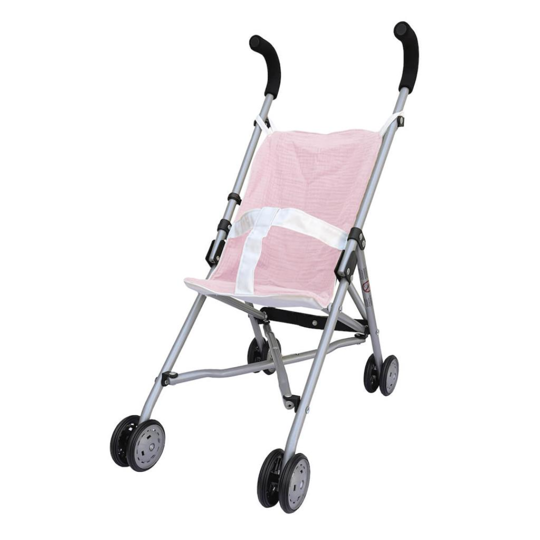 Carrito muñecas Rosa Barrutoys