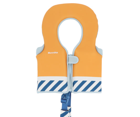 Chaleco Flotador Aprendizaje 1-2 años Monnëka Tutete - Stripes Blues & Beyond