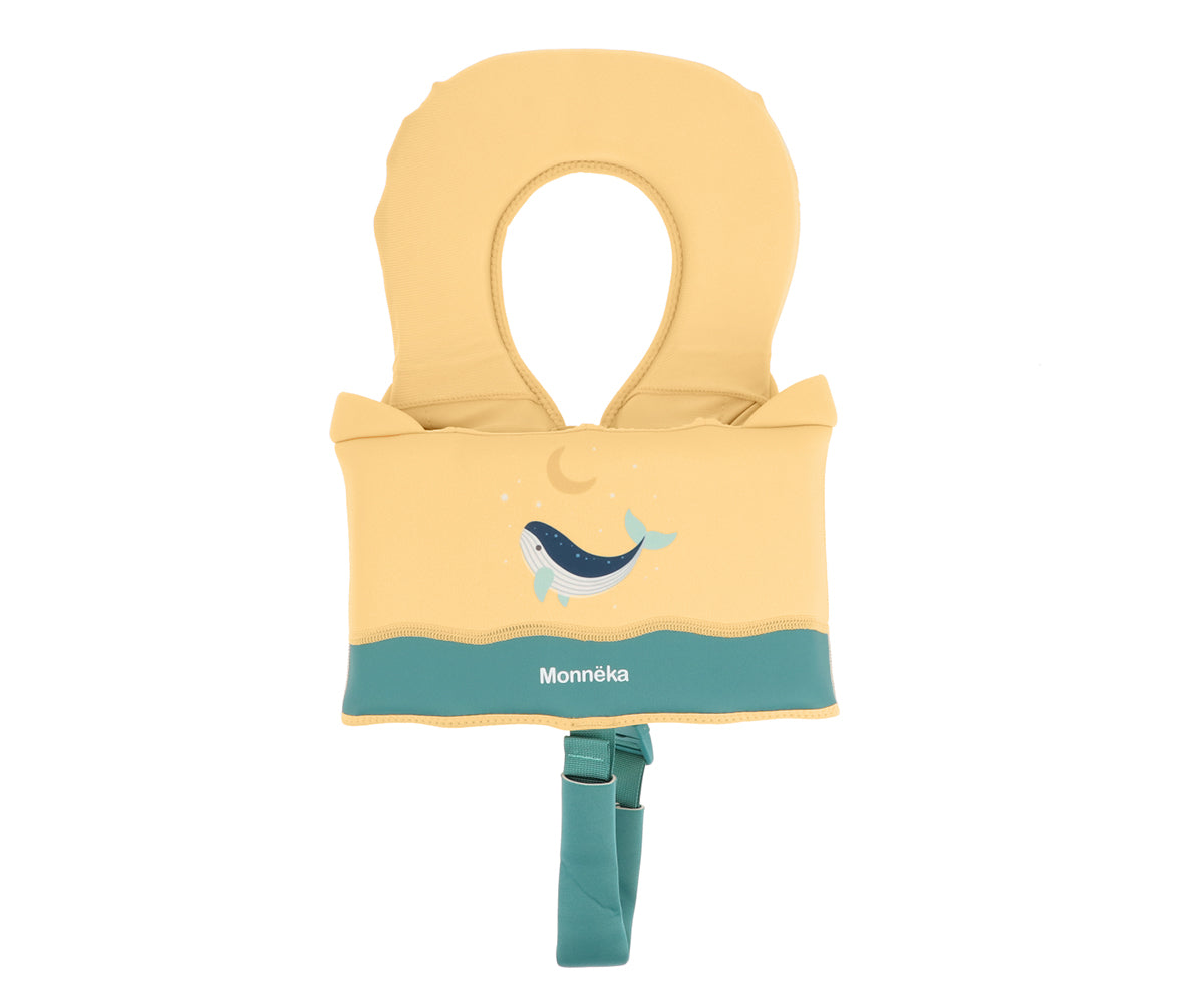 Chaleco Flotador Aprendizaje 1-2 años Monnëka Tutete - Whale Teal