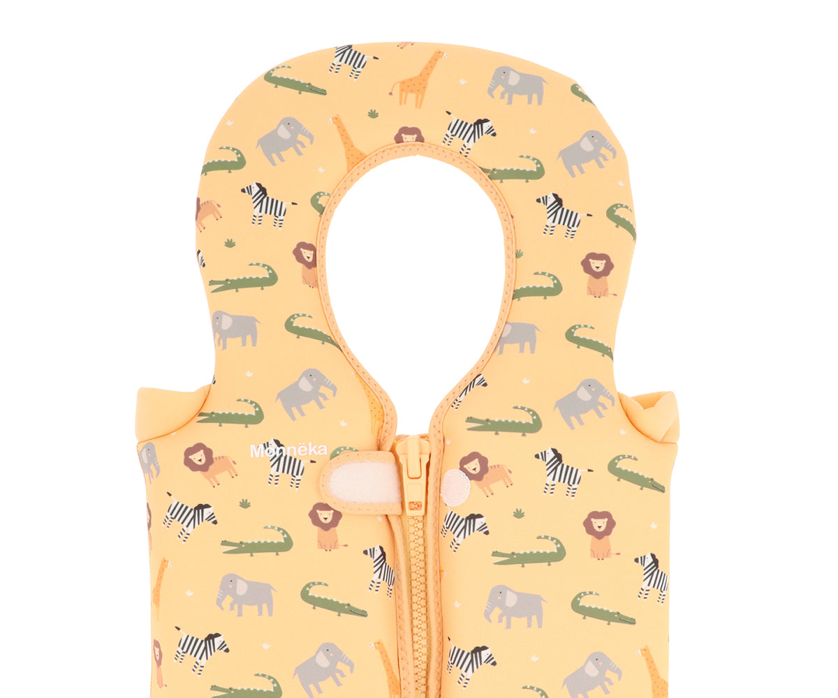 Chaleco Flotador Aprendizaje 1-2 años Monnëka Tutete - Wild Animals