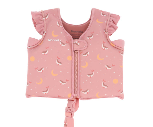 Chaleco Flotador Aprendizaje Monnëka Tutete - Whale Pink