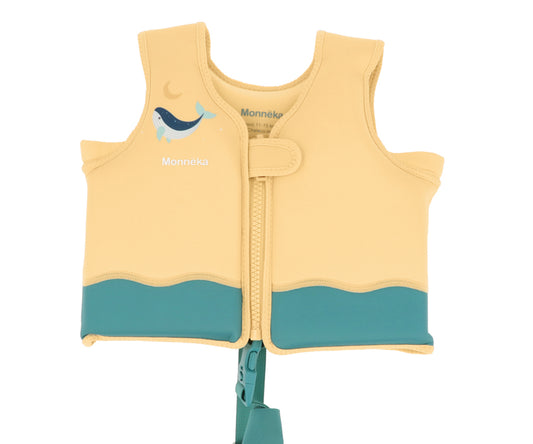 Chaleco Flotador Aprendizaje Monnëka Tutete - Whale Teal