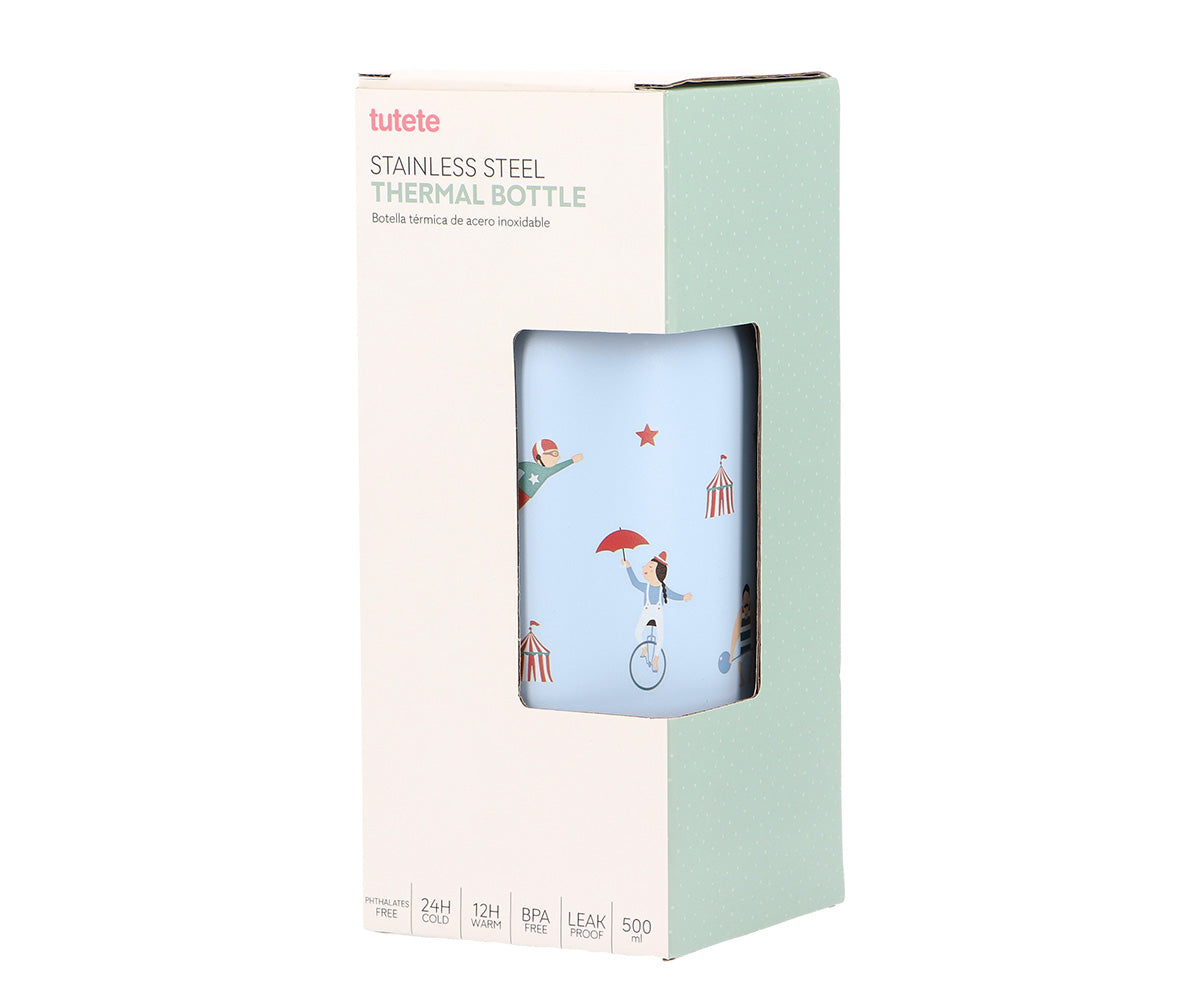 Botella térmica acero inoxidable 500ml Tutete Circus Show