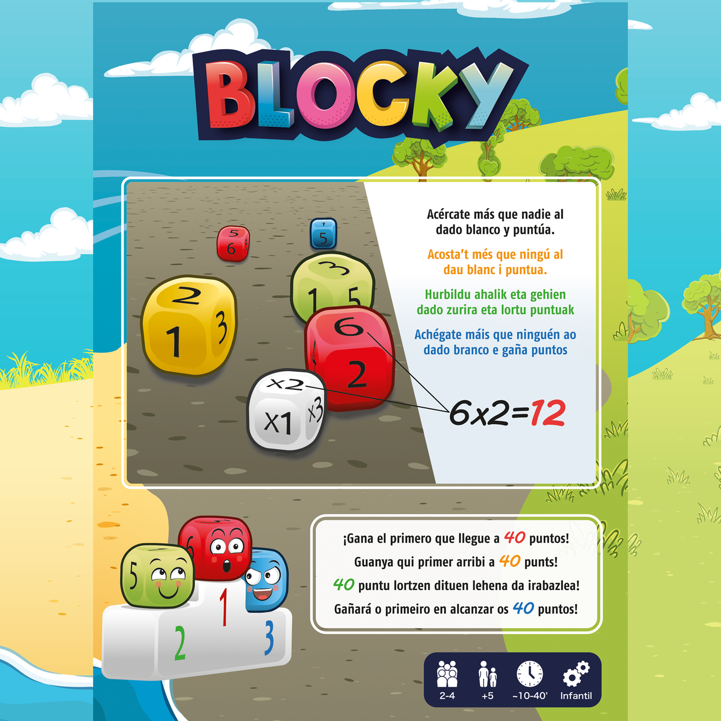 Juego de mesa Blocky- SD Games