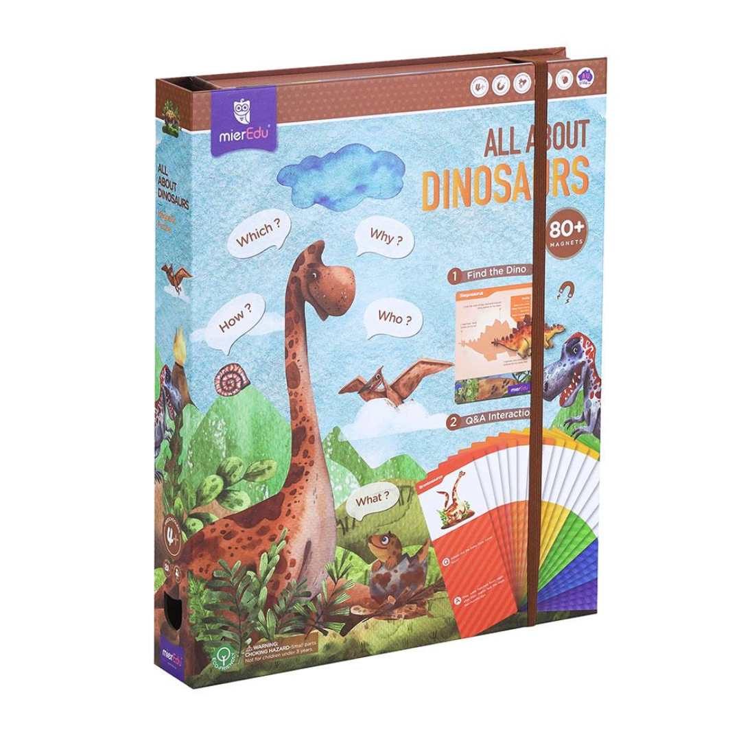 Puzzle Magnético Dinosaurios 84 piezas - MierEdu