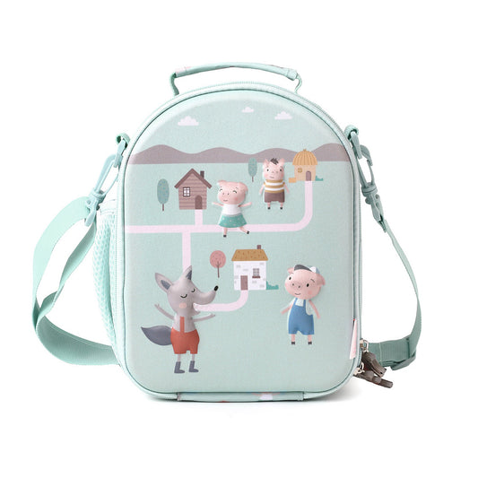 Bolsa merienda térmica 3D Tutete The Three Little Pigs