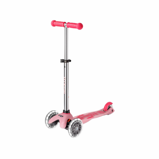 Patinete Micro mini Delux Glow Led Rosa