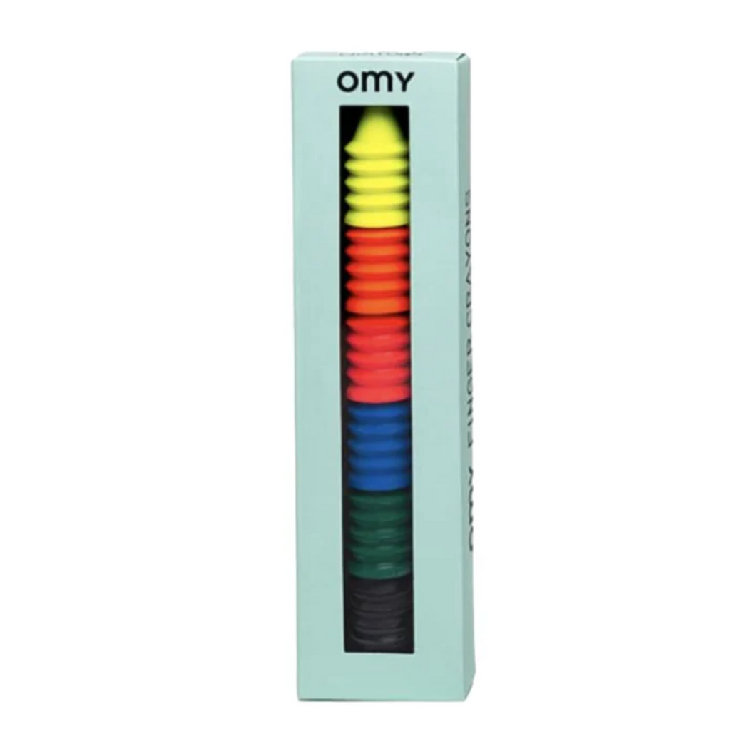 Crayones de dedo Omy