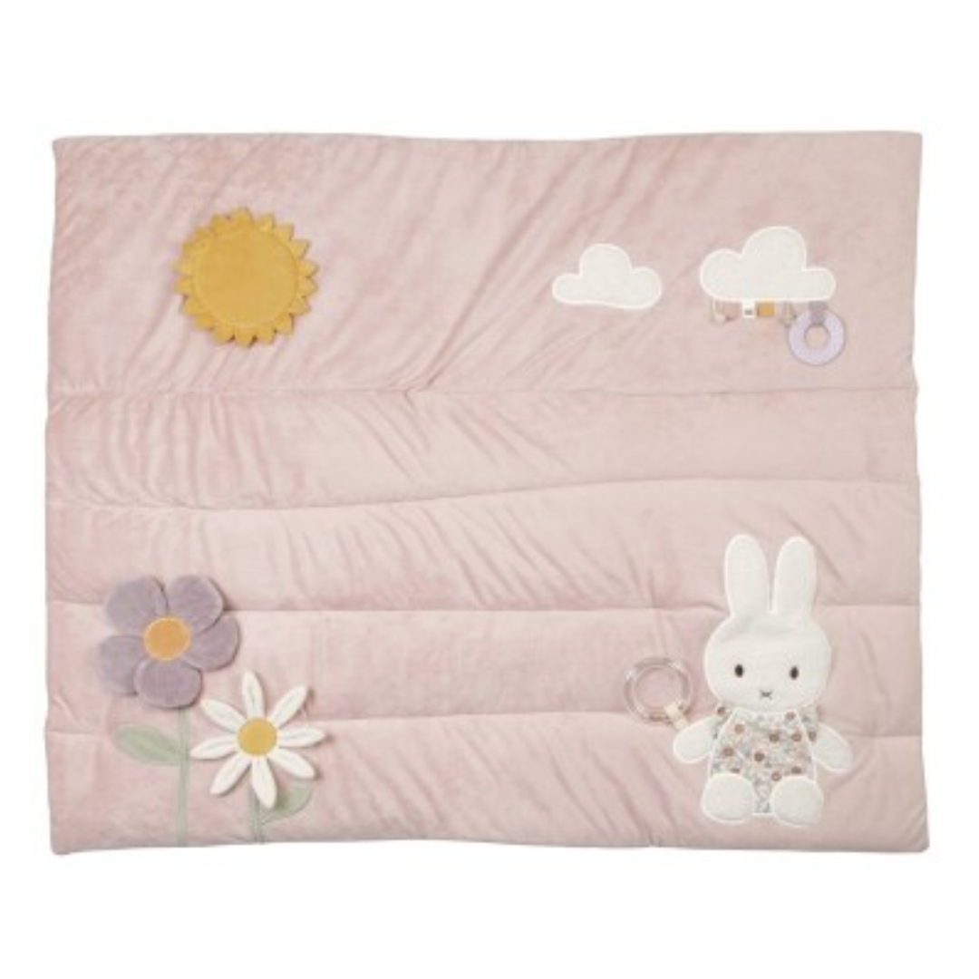 Manta de actividades Miffy Vintage Flores Little Dutch