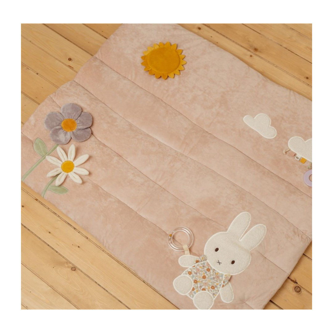 Manta de actividades Miffy Vintage Flores Little Dutch