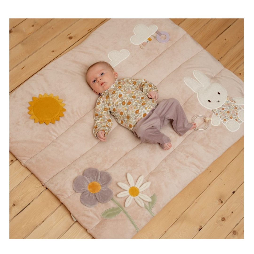 Manta de actividades Miffy Vintage Flores Little Dutch