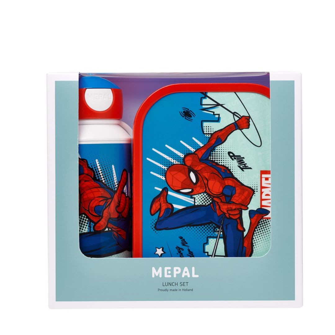 Pack Fiambrera + Botella Mepal Spiderman