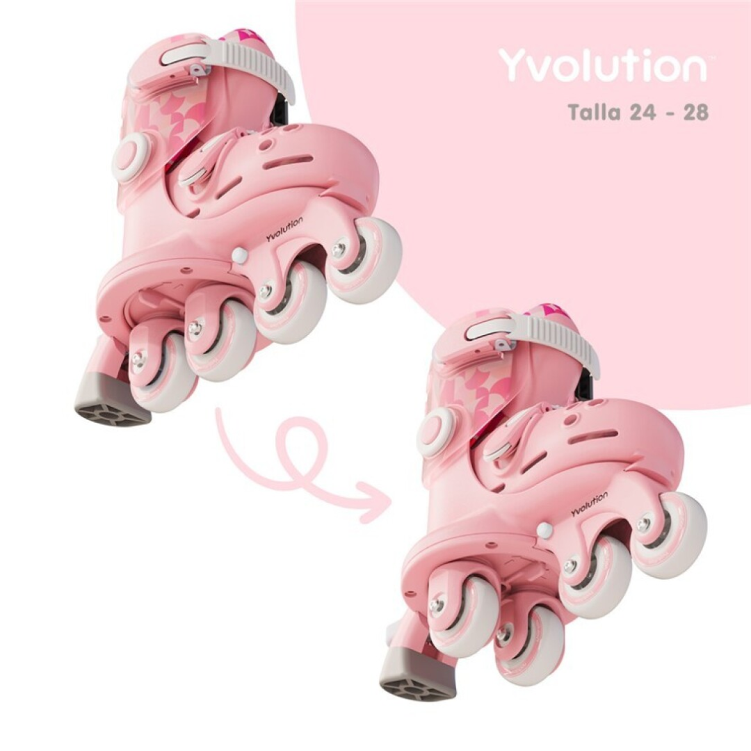 Patines Twista Yvolution Rosa